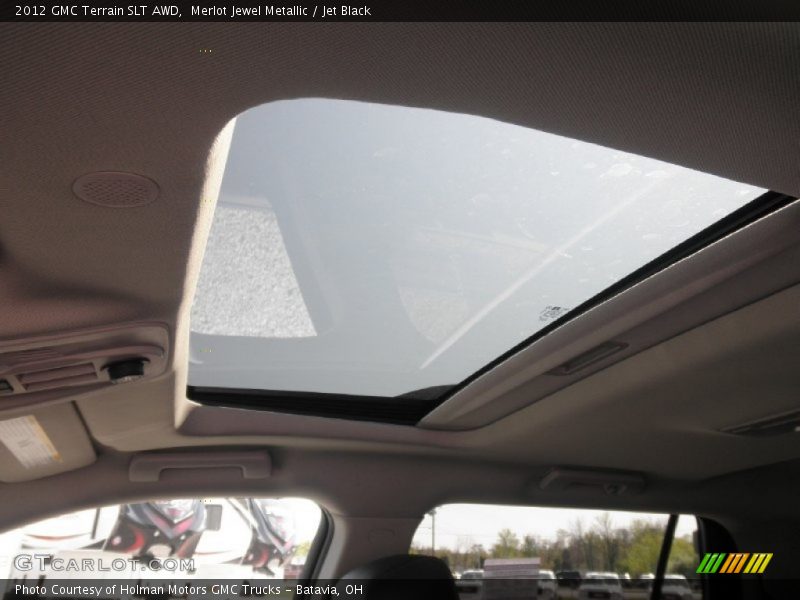 Merlot Jewel Metallic / Jet Black 2012 GMC Terrain SLT AWD