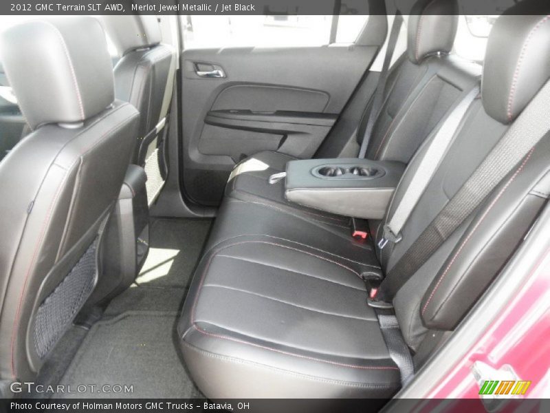 Merlot Jewel Metallic / Jet Black 2012 GMC Terrain SLT AWD