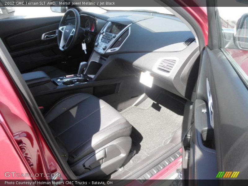Merlot Jewel Metallic / Jet Black 2012 GMC Terrain SLT AWD
