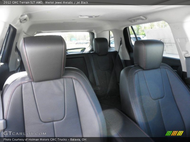 Merlot Jewel Metallic / Jet Black 2012 GMC Terrain SLT AWD