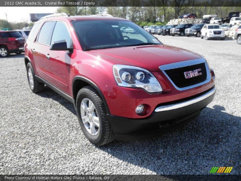 Crystal Red Tintcoat / Ebony 2012 GMC Acadia SL