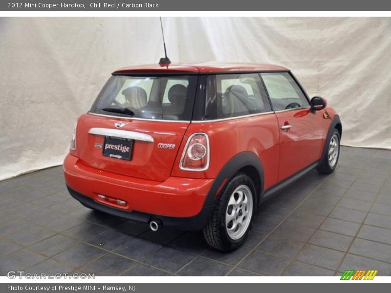 Chili Red / Carbon Black 2012 Mini Cooper Hardtop