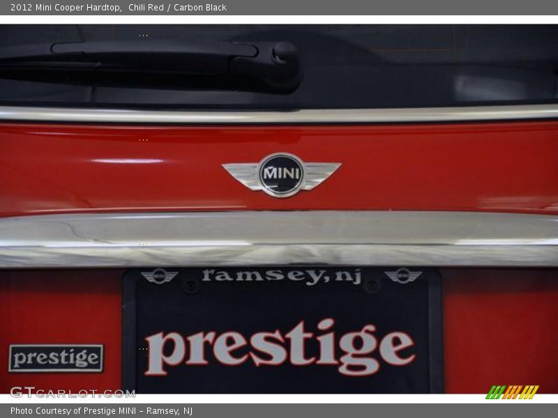 Chili Red / Carbon Black 2012 Mini Cooper Hardtop