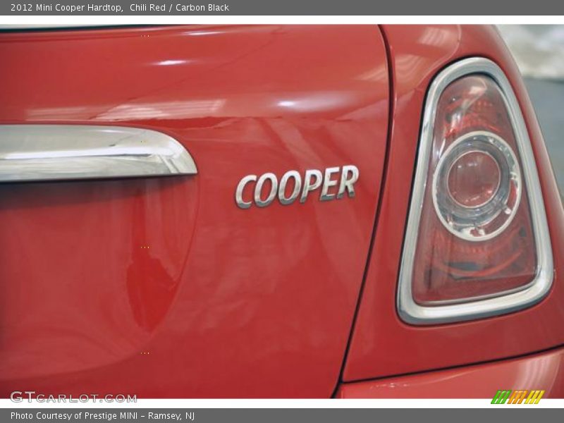 Chili Red / Carbon Black 2012 Mini Cooper Hardtop