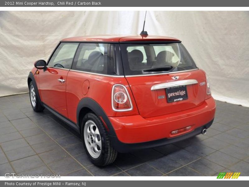 Chili Red / Carbon Black 2012 Mini Cooper Hardtop