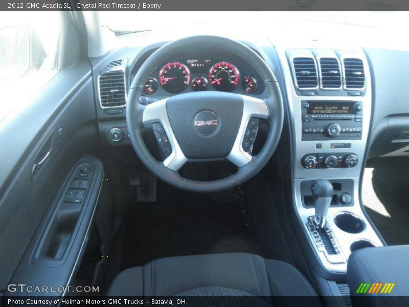 Crystal Red Tintcoat / Ebony 2012 GMC Acadia SL