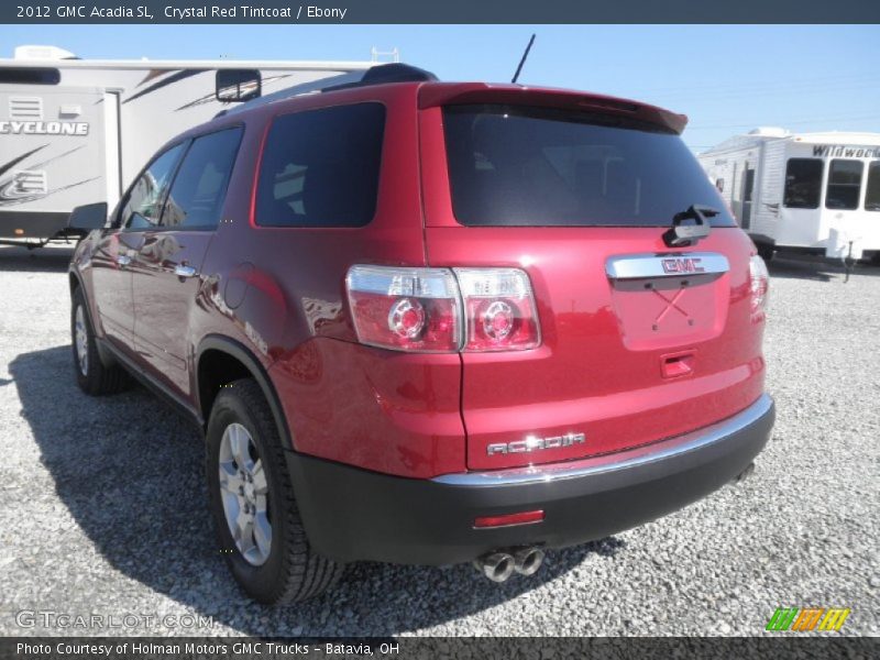 Crystal Red Tintcoat / Ebony 2012 GMC Acadia SL