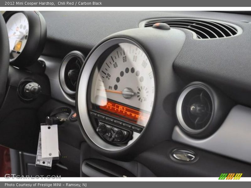 Chili Red / Carbon Black 2012 Mini Cooper Hardtop