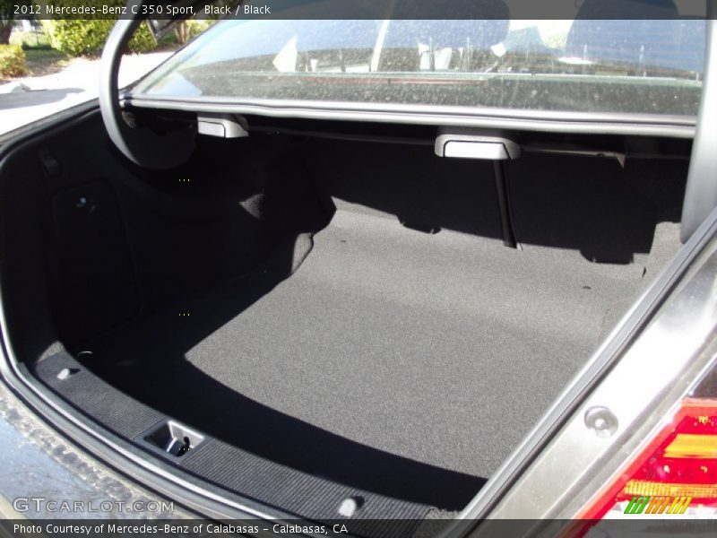 Black / Black 2012 Mercedes-Benz C 350 Sport