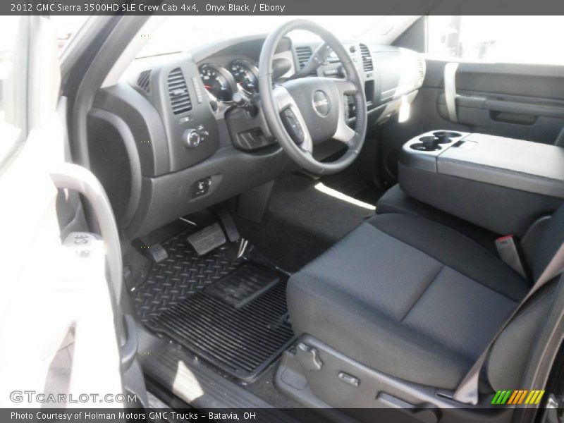 Onyx Black / Ebony 2012 GMC Sierra 3500HD SLE Crew Cab 4x4
