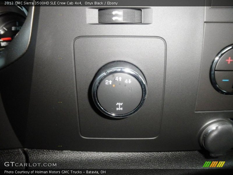 Onyx Black / Ebony 2012 GMC Sierra 3500HD SLE Crew Cab 4x4