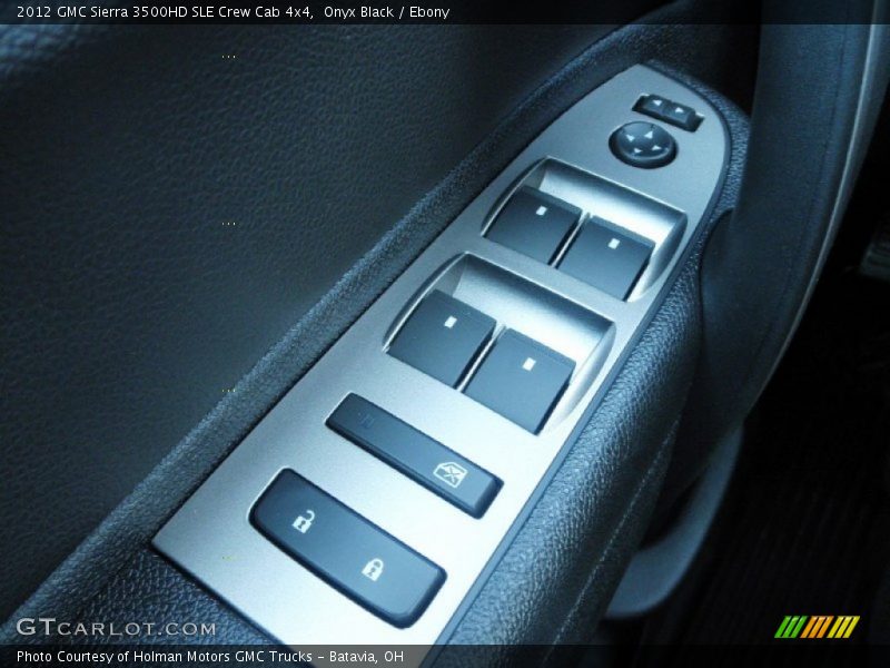 Onyx Black / Ebony 2012 GMC Sierra 3500HD SLE Crew Cab 4x4