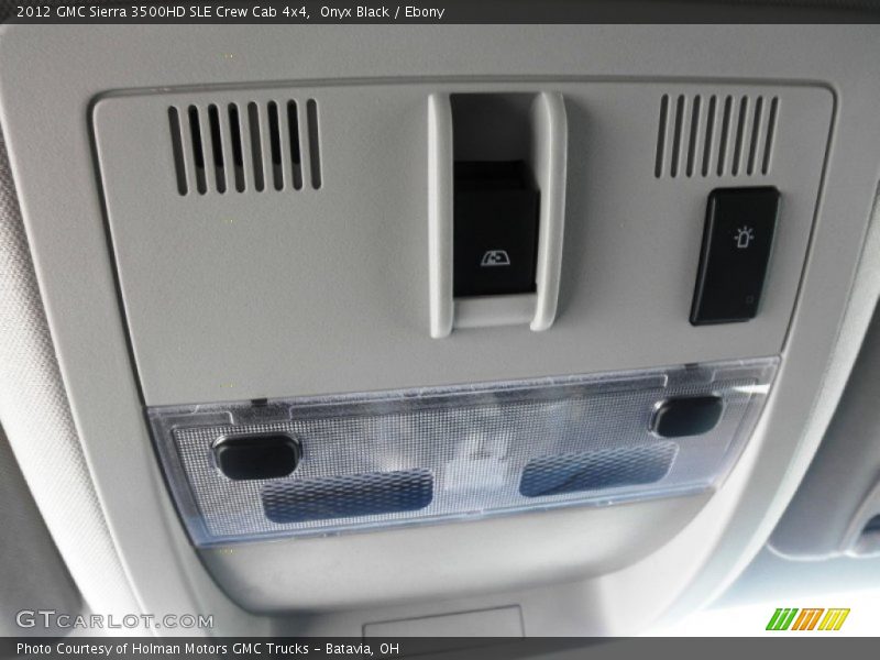 Onyx Black / Ebony 2012 GMC Sierra 3500HD SLE Crew Cab 4x4