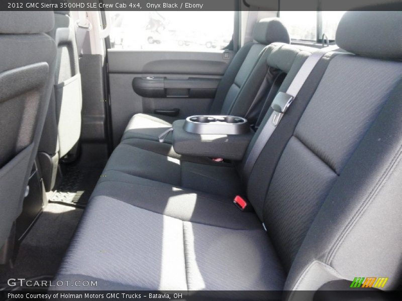 Onyx Black / Ebony 2012 GMC Sierra 3500HD SLE Crew Cab 4x4