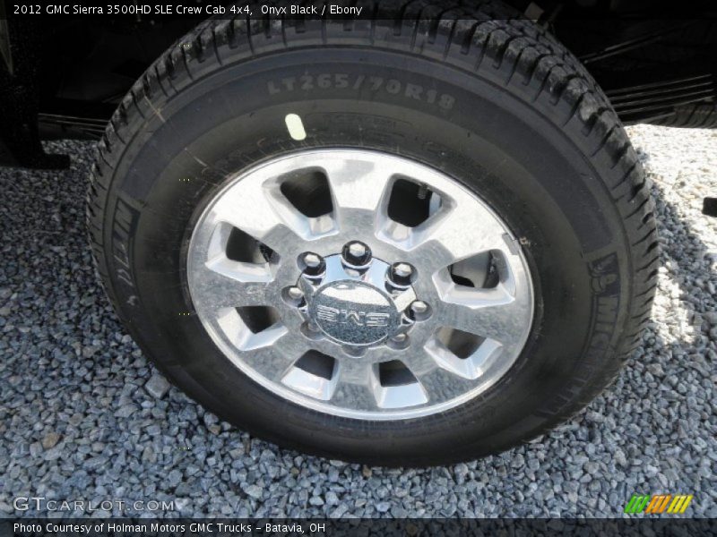 Onyx Black / Ebony 2012 GMC Sierra 3500HD SLE Crew Cab 4x4