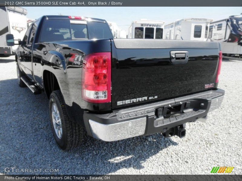 Onyx Black / Ebony 2012 GMC Sierra 3500HD SLE Crew Cab 4x4