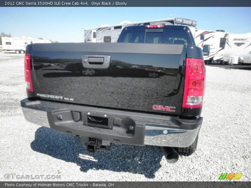 Onyx Black / Ebony 2012 GMC Sierra 3500HD SLE Crew Cab 4x4