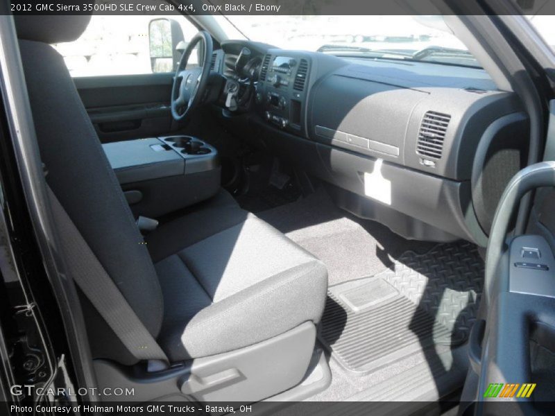 Onyx Black / Ebony 2012 GMC Sierra 3500HD SLE Crew Cab 4x4