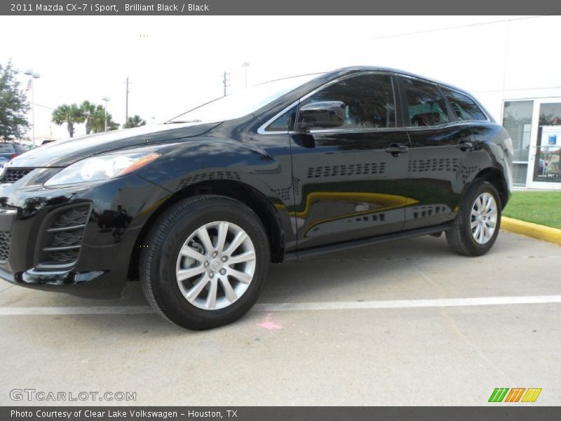 Brilliant Black / Black 2011 Mazda CX-7 i Sport