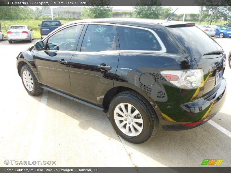 Brilliant Black / Black 2011 Mazda CX-7 i Sport