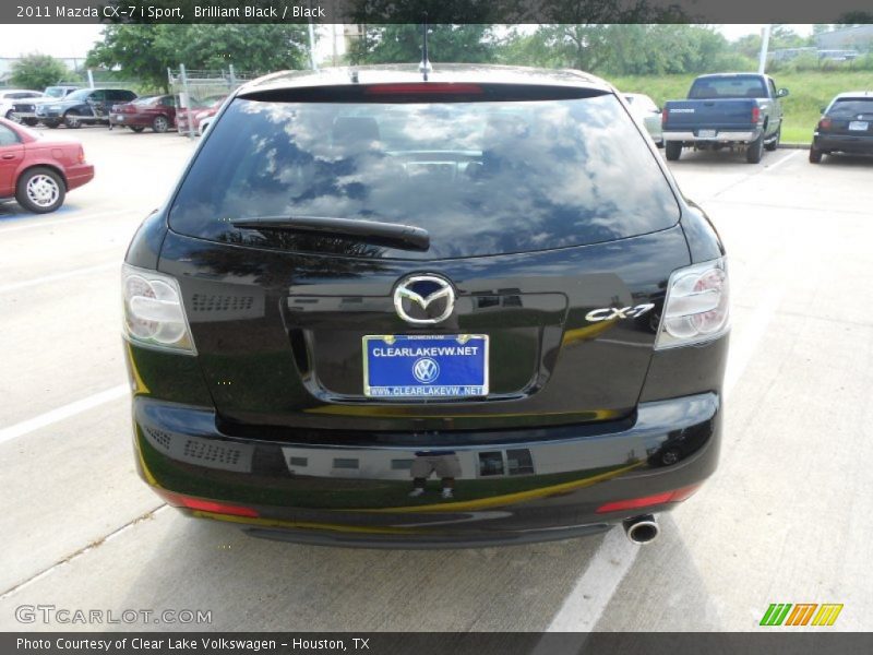 Brilliant Black / Black 2011 Mazda CX-7 i Sport