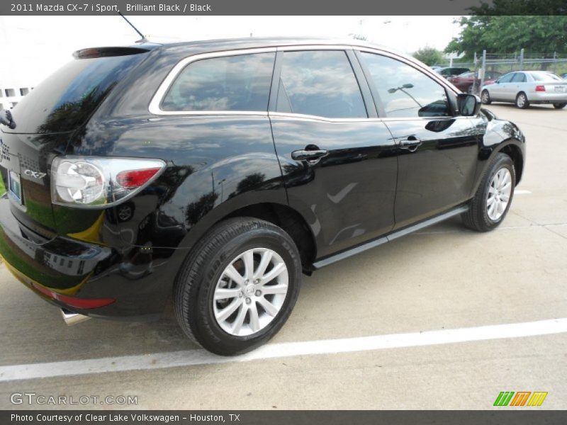 Brilliant Black / Black 2011 Mazda CX-7 i Sport