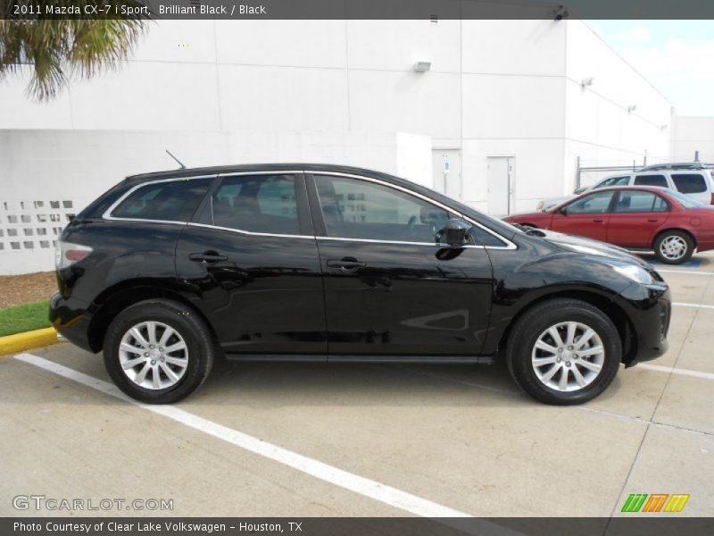 Brilliant Black / Black 2011 Mazda CX-7 i Sport