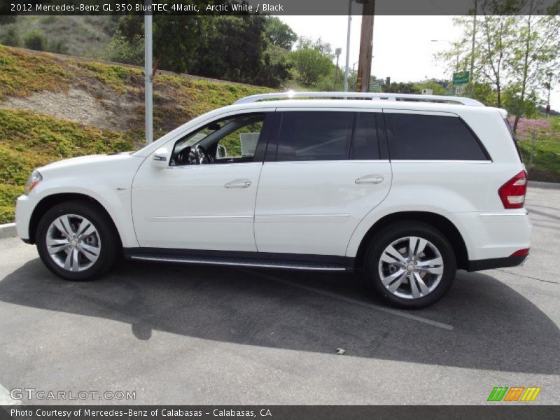Arctic White / Black 2012 Mercedes-Benz GL 350 BlueTEC 4Matic