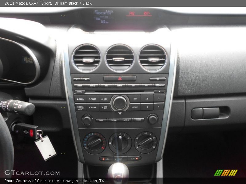 Brilliant Black / Black 2011 Mazda CX-7 i Sport