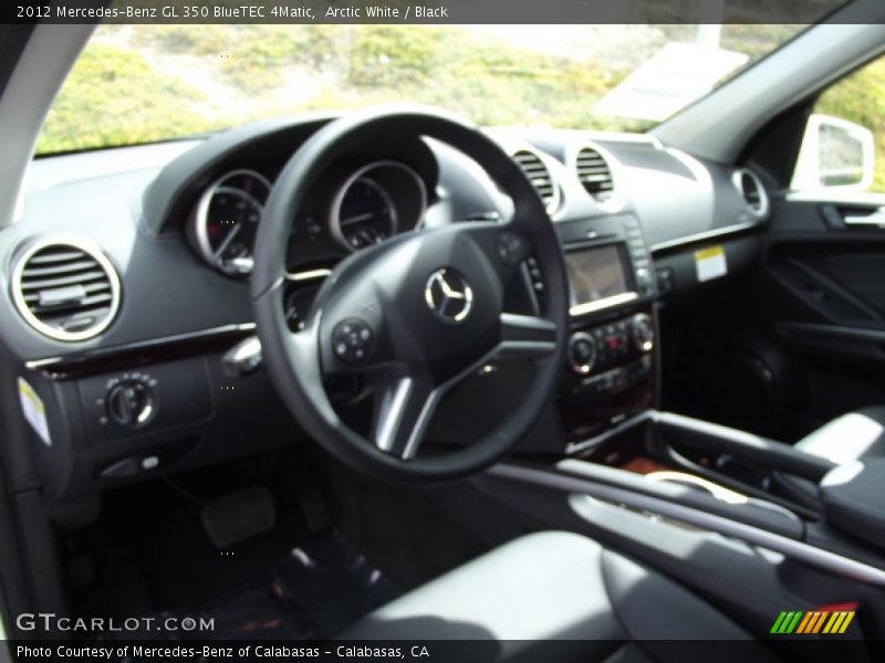 Arctic White / Black 2012 Mercedes-Benz GL 350 BlueTEC 4Matic