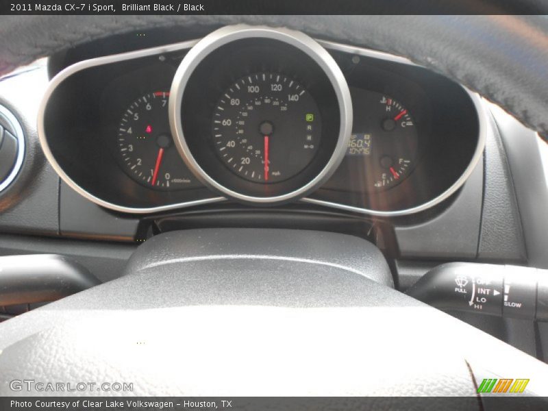 Brilliant Black / Black 2011 Mazda CX-7 i Sport