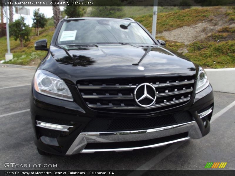 Black / Black 2012 Mercedes-Benz ML 550 4Matic