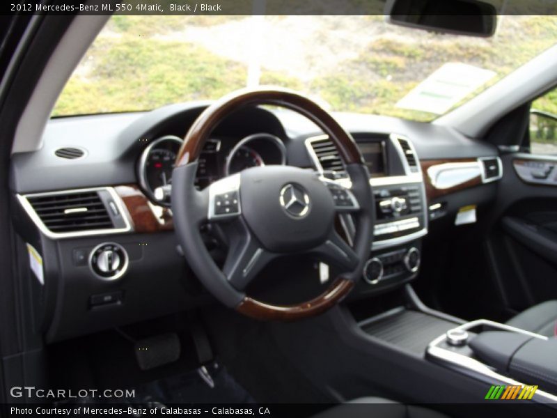 Black / Black 2012 Mercedes-Benz ML 550 4Matic