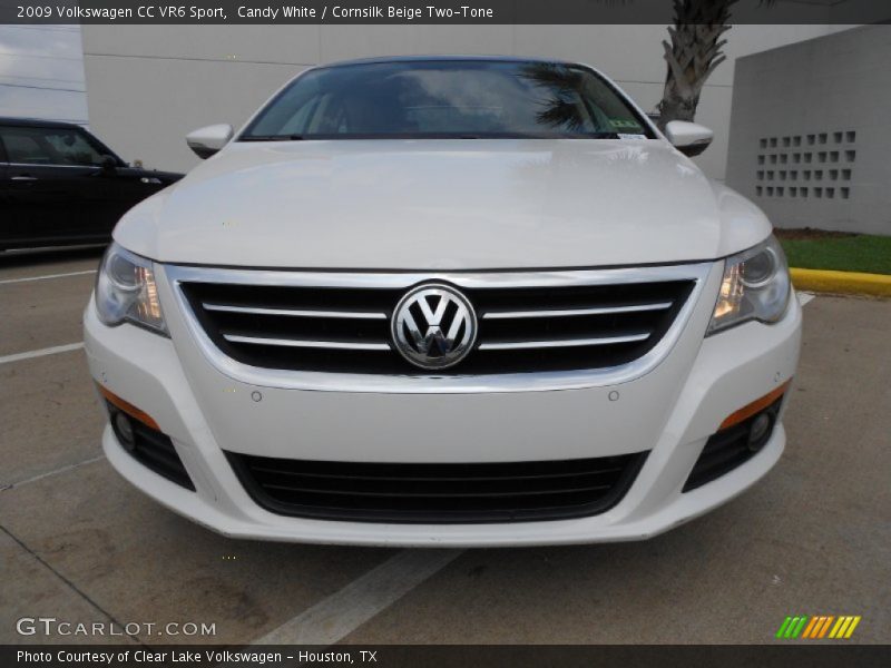 Candy White / Cornsilk Beige Two-Tone 2009 Volkswagen CC VR6 Sport