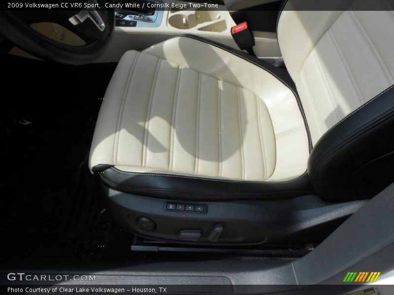 Candy White / Cornsilk Beige Two-Tone 2009 Volkswagen CC VR6 Sport
