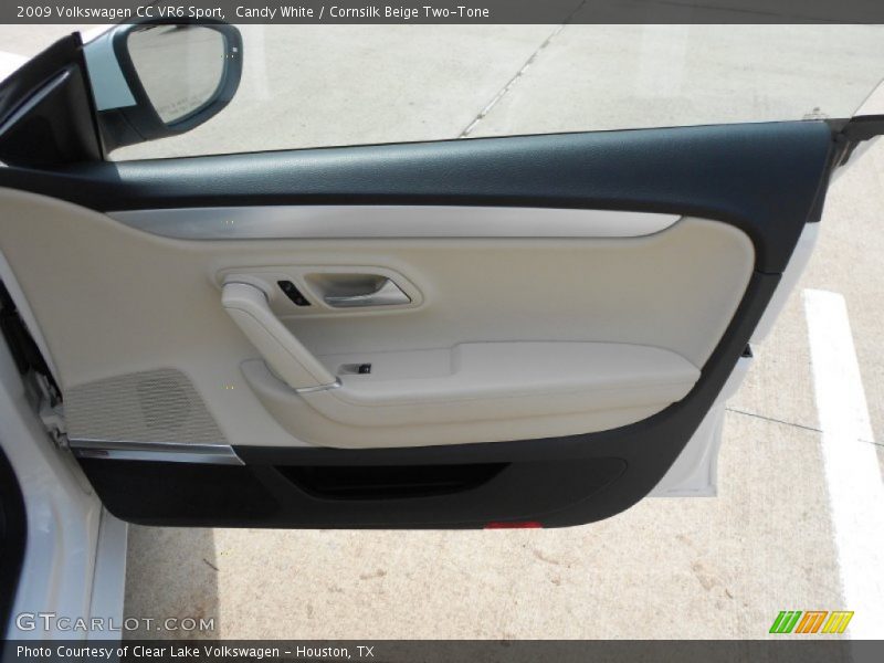 Candy White / Cornsilk Beige Two-Tone 2009 Volkswagen CC VR6 Sport