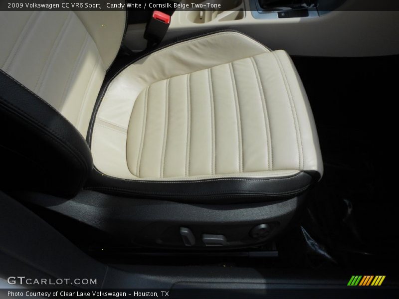 Candy White / Cornsilk Beige Two-Tone 2009 Volkswagen CC VR6 Sport