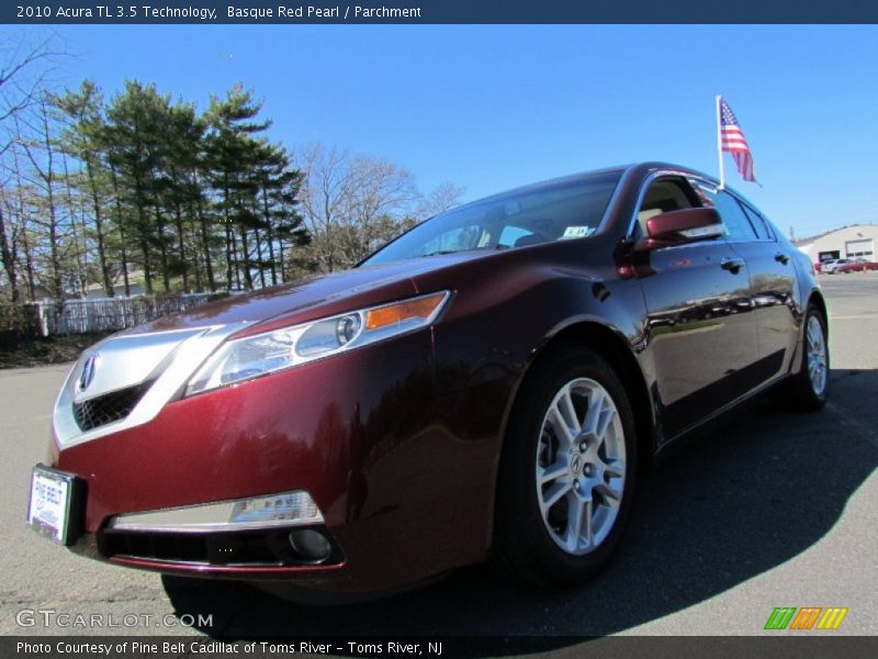 Basque Red Pearl / Parchment 2010 Acura TL 3.5 Technology
