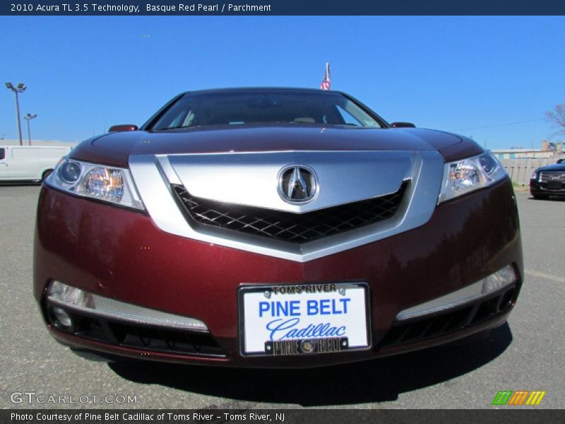 Basque Red Pearl / Parchment 2010 Acura TL 3.5 Technology