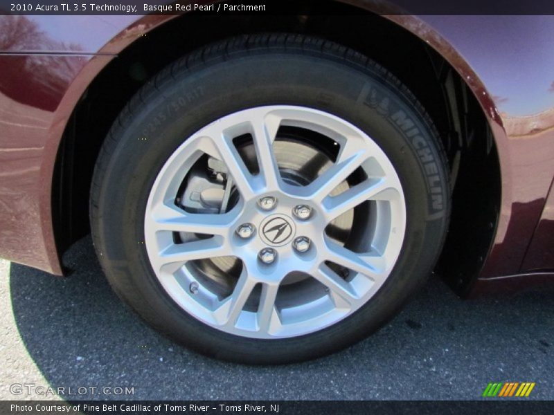 Basque Red Pearl / Parchment 2010 Acura TL 3.5 Technology