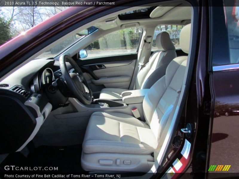 Basque Red Pearl / Parchment 2010 Acura TL 3.5 Technology