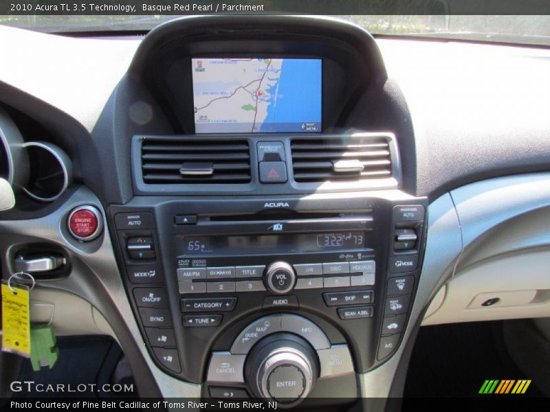 Basque Red Pearl / Parchment 2010 Acura TL 3.5 Technology
