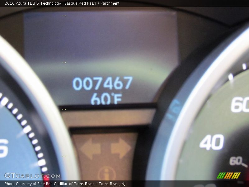 Basque Red Pearl / Parchment 2010 Acura TL 3.5 Technology