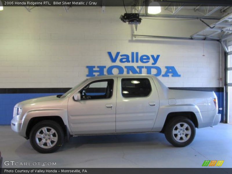 Billet Silver Metallic / Gray 2006 Honda Ridgeline RTL