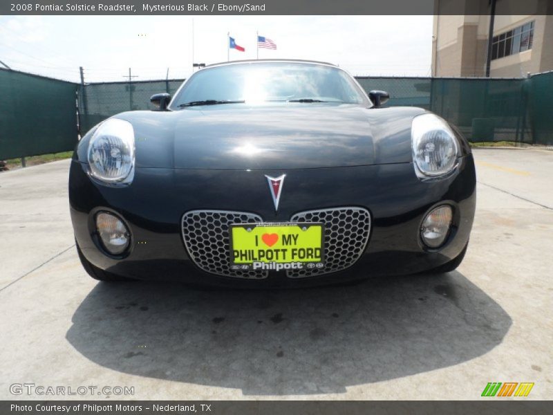 Mysterious Black / Ebony/Sand 2008 Pontiac Solstice Roadster