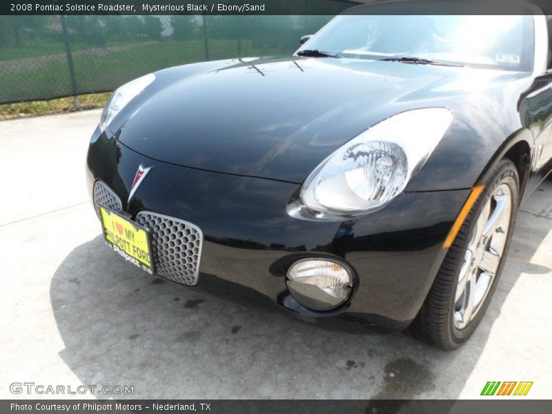 Mysterious Black / Ebony/Sand 2008 Pontiac Solstice Roadster