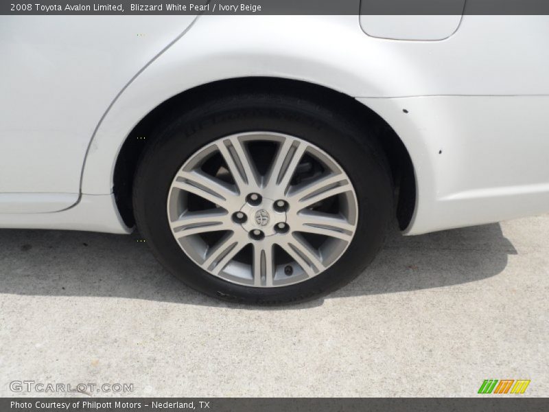 Blizzard White Pearl / Ivory Beige 2008 Toyota Avalon Limited