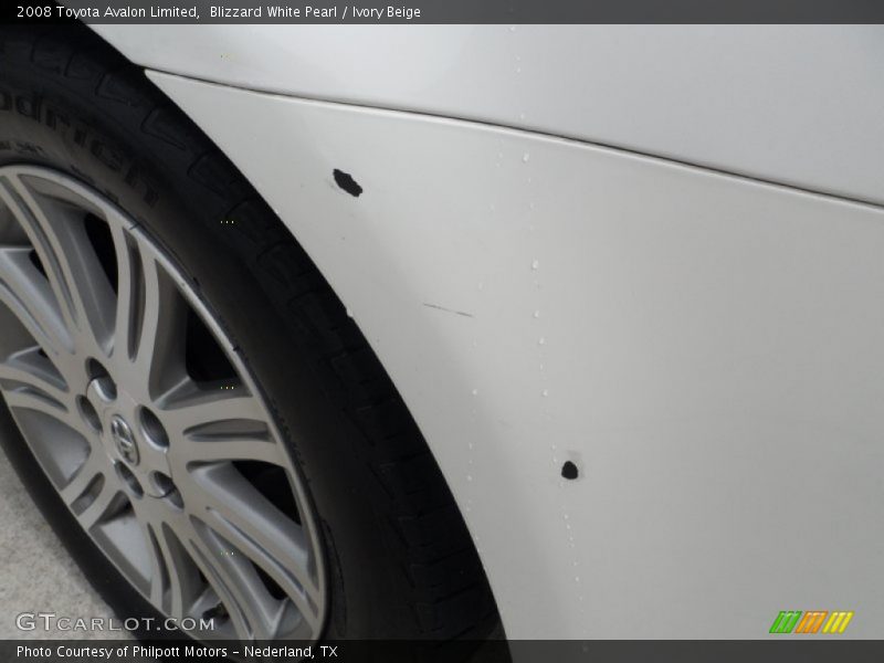 Blizzard White Pearl / Ivory Beige 2008 Toyota Avalon Limited