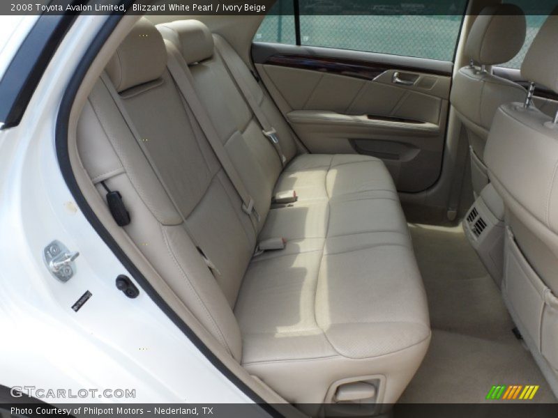 Blizzard White Pearl / Ivory Beige 2008 Toyota Avalon Limited