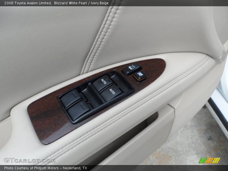 Blizzard White Pearl / Ivory Beige 2008 Toyota Avalon Limited